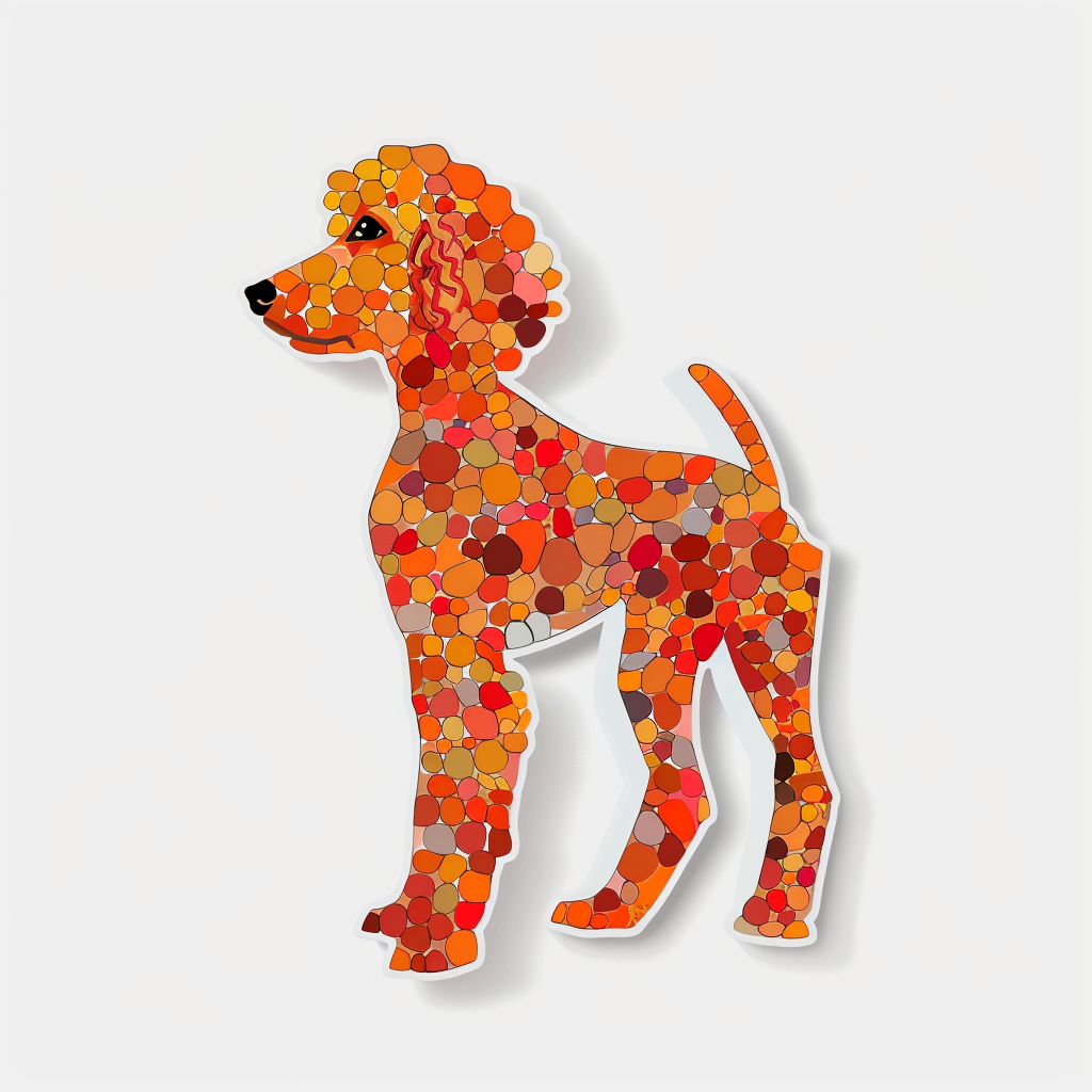 Poodle Dog Vinyl Decal Sticker for Car, Laptop, Tumbler and more # F07432