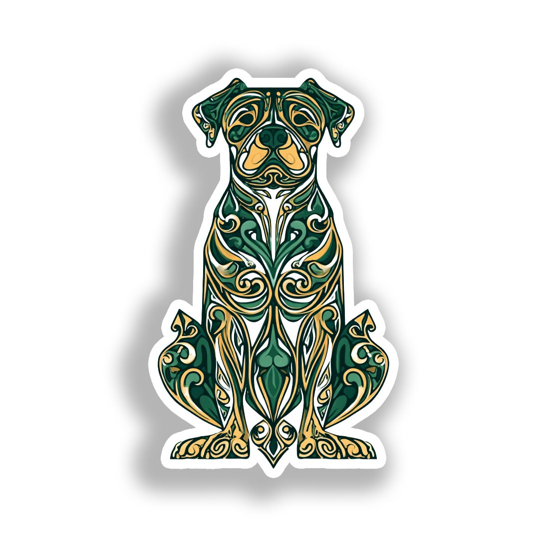 Rottweiler Dog Vinyl Decal Sticker for Car, Laptop, Tumbler and more # A017995-4" x 4"