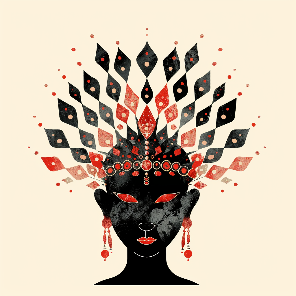 Buddha cartoon majestic Expressive surreal Vinyl Decal Sticker for Car, Laptop, Tumbler and more # F017011