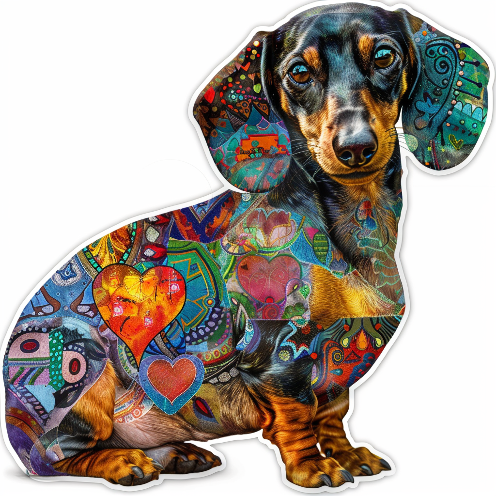 Dachshund Dog Vinyl Decal Sticker for Car, Laptop, Tumbler and more # F012682
