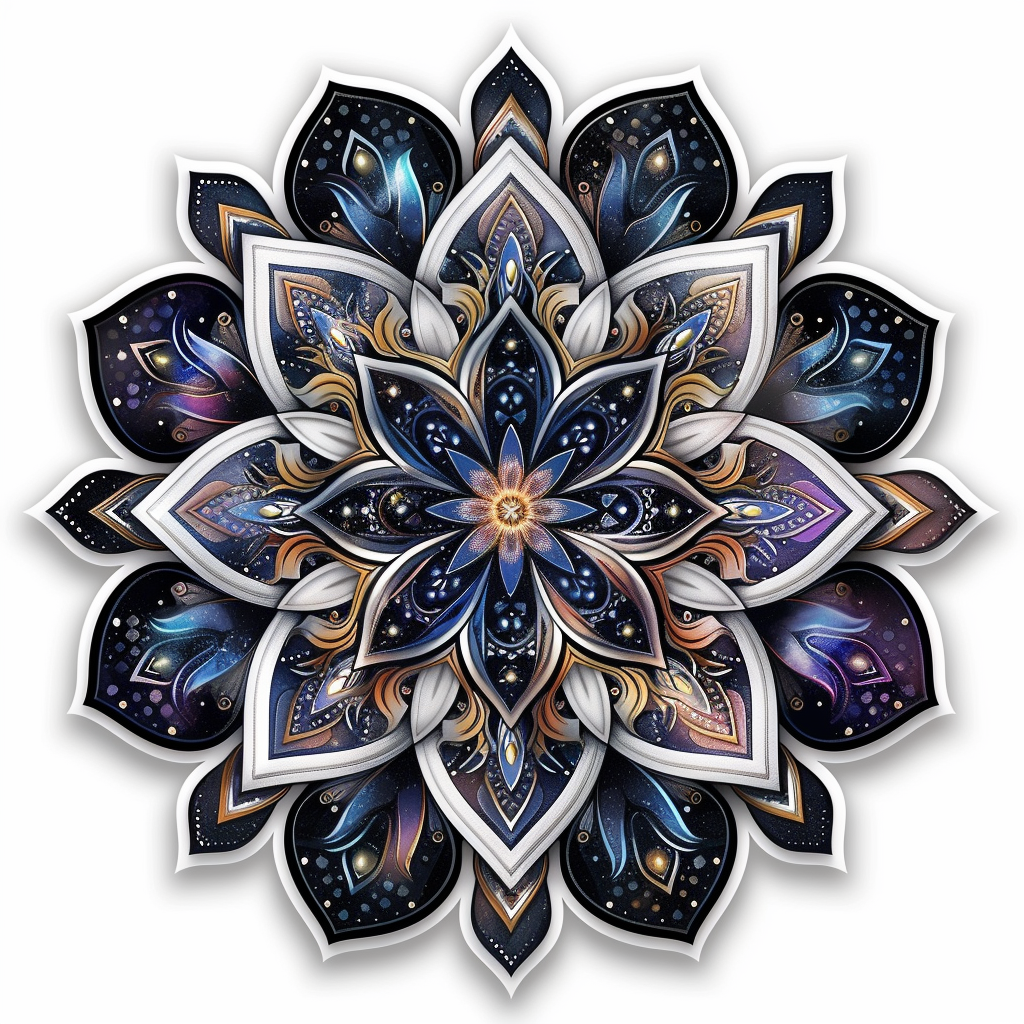 Mandala Vinyl Decal Sticker for Car, Laptop, Tumbler and more # F08194