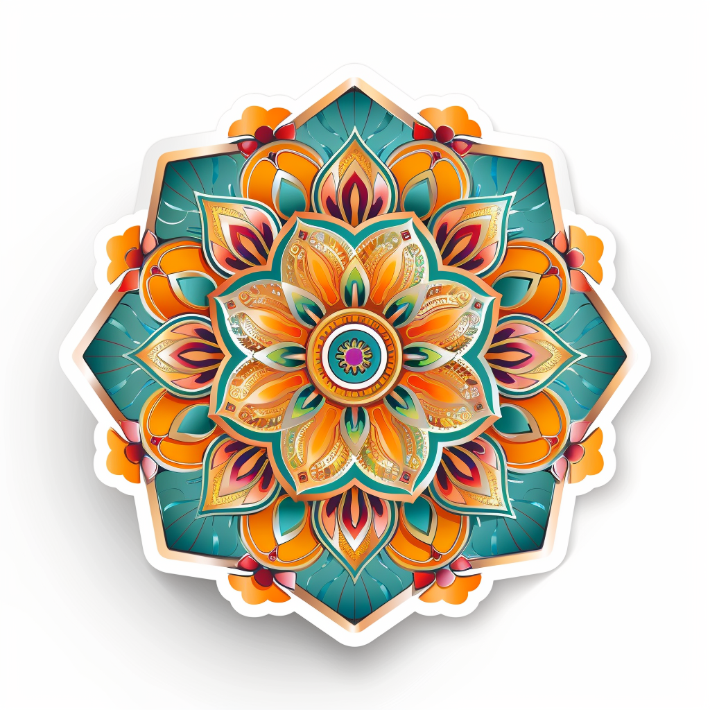 Mandala Vinyl Decal Sticker for Car, Laptop, Tumbler and more # F08221