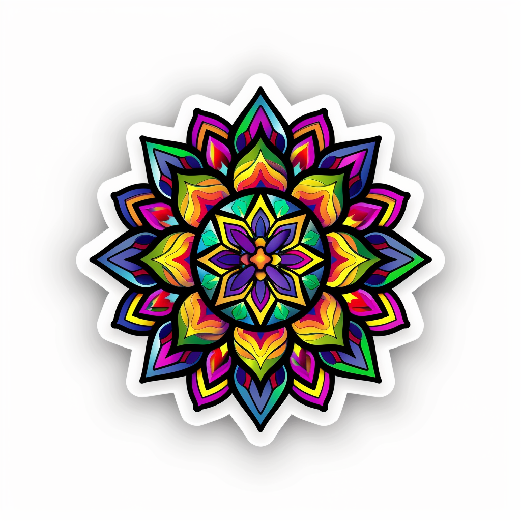 Mandala Vinyl Decal Sticker for Car, Laptop, Tumbler and more # F08181