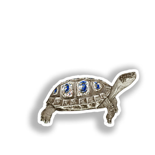 Turtle Vinyl Decal Sticker for Car, Laptop, Tumbler and more # A018428-4" x 4"