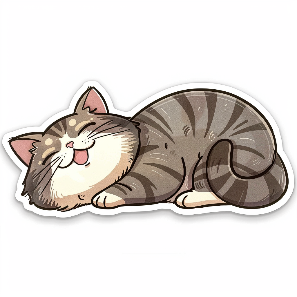 American Shorthair Cat majestic Expressive surreal Vinyl Decal Sticker for Car, Laptop, Tumbler and more # F018572