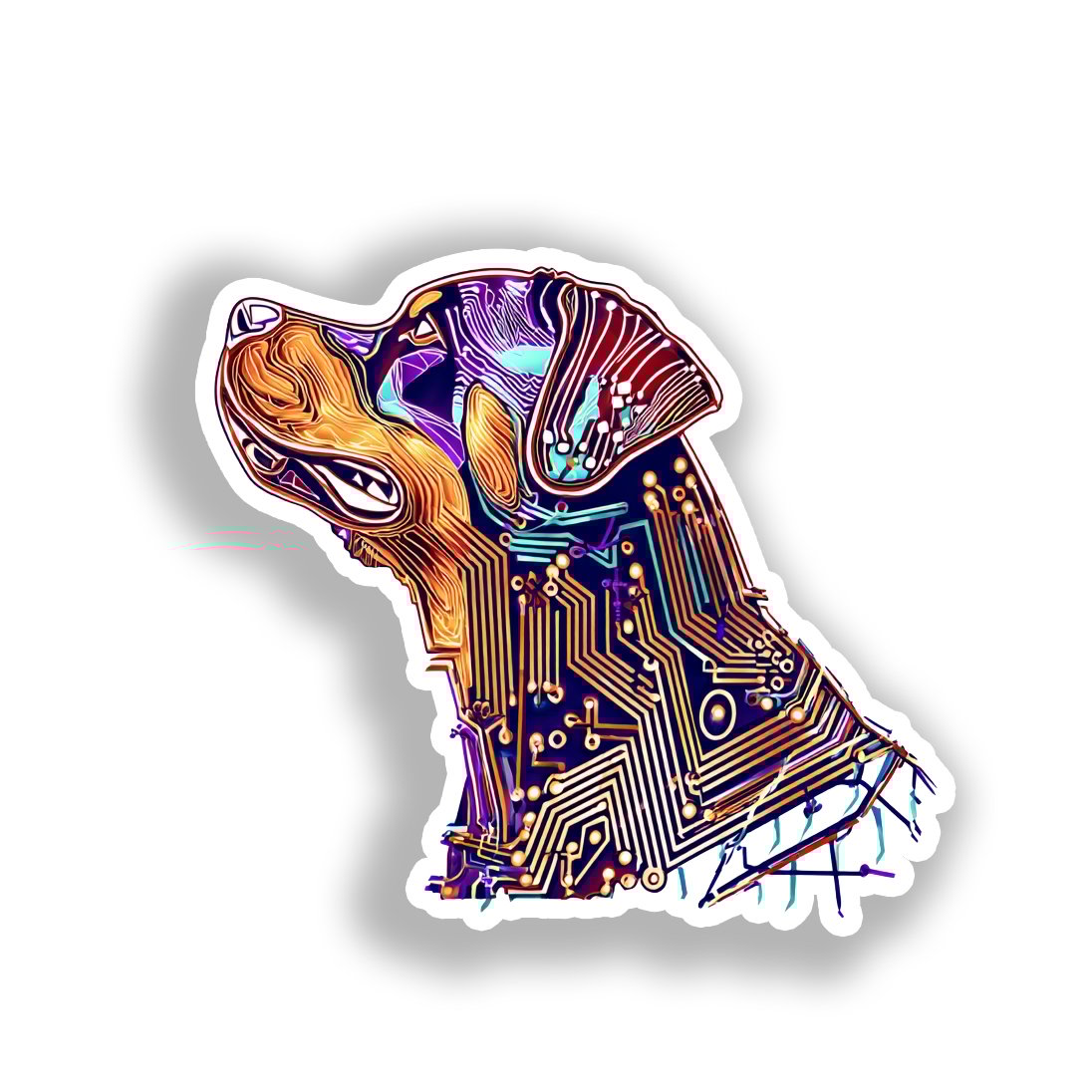 Rottweiler Dog Vinyl Decal Sticker for Car, Laptop, Tumbler and more # A018323-4" x 4"