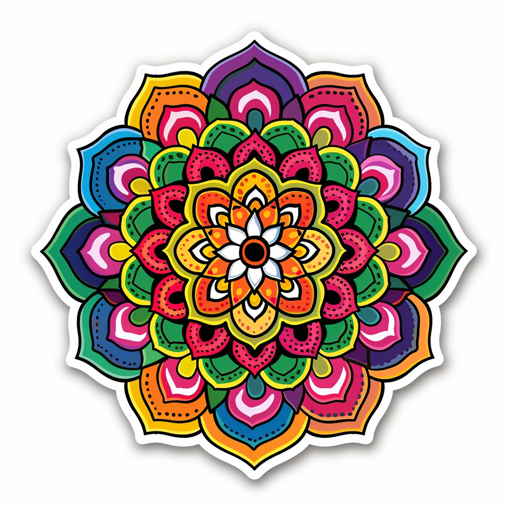 Mandala Vinyl Decal Sticker for Car, Laptop, Tumbler and more # F08228