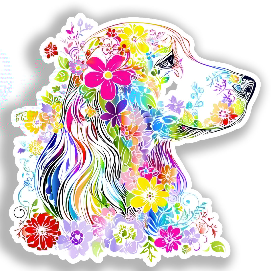 Cocker Spaniel Dog Vinyl Decal Sticker for Car, Laptop, Tumbler and more # A019767-4" x 4"