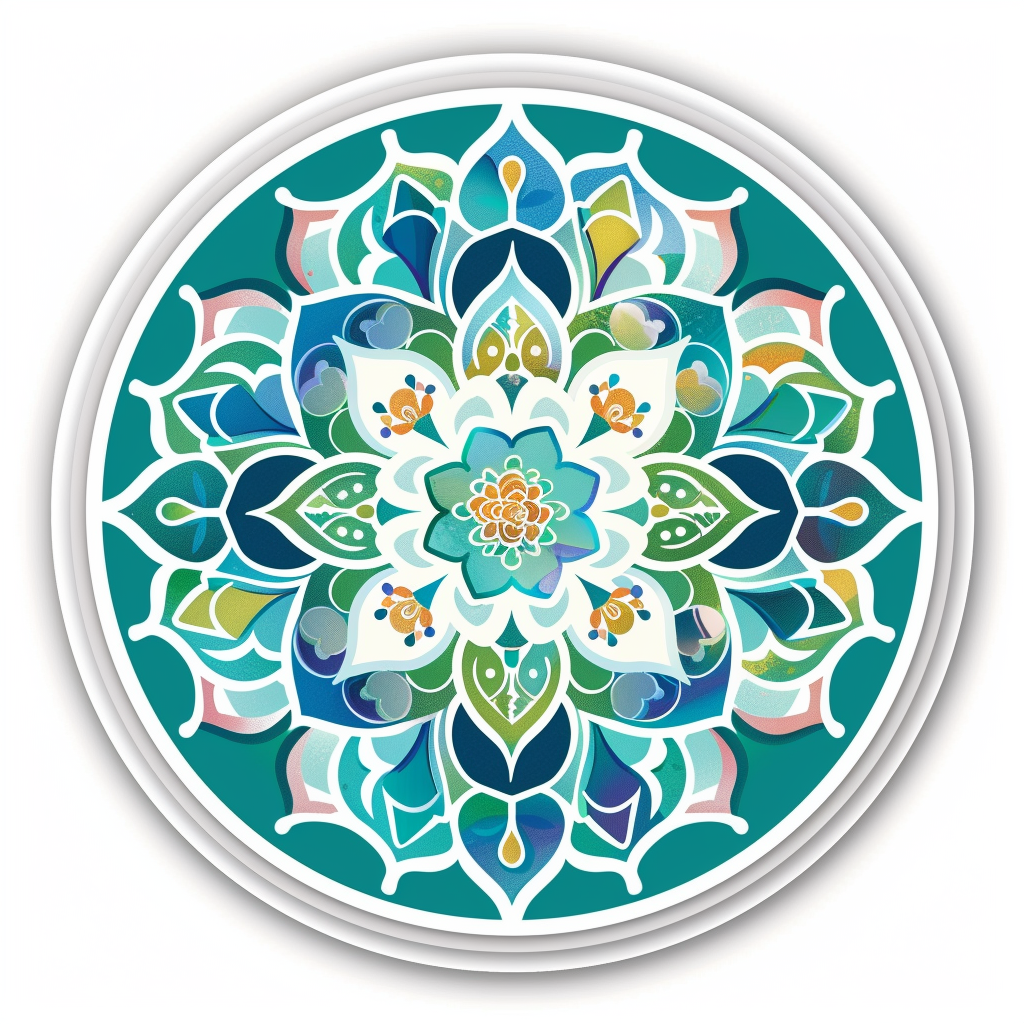Mandala Vinyl Decal Sticker for Car, Laptop, Tumbler and more # F08205