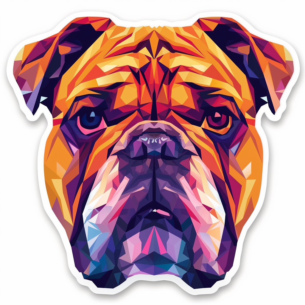 Bulldog Dog Vinyl Decal Sticker for Car, Laptop, Tumbler and more # F07679
