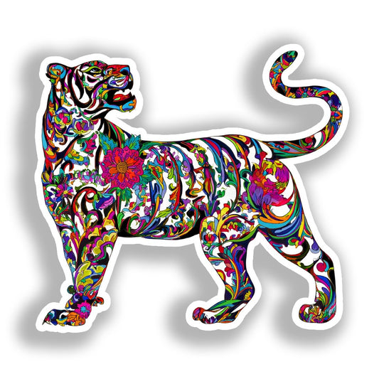 Tiger   Vinyl Decal Sticker for Car, Laptop, Tumbler and more # A019068-4" x 4"