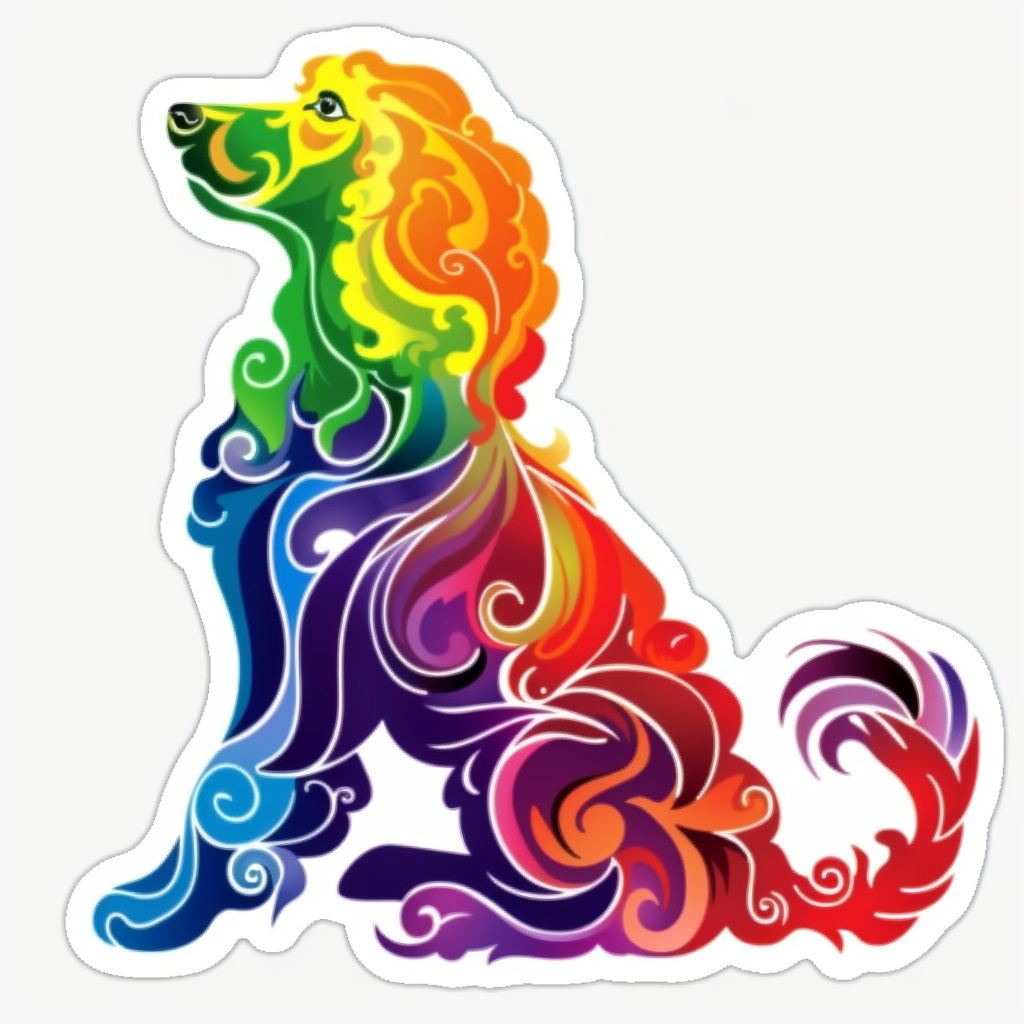 Poodle Dog Vinyl Decal Sticker for Car, Laptop, Tumbler and more # F012764