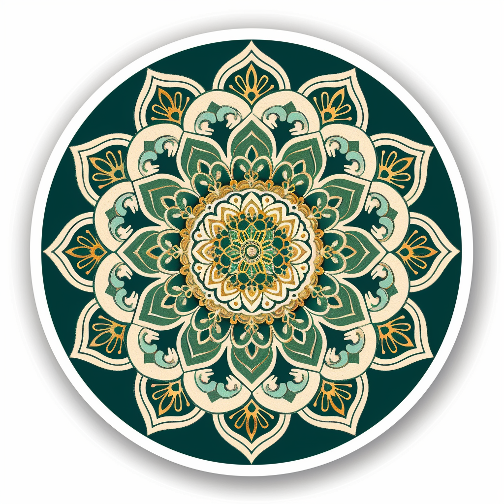 Mandala Vinyl Decal Sticker for Car, Laptop, Tumbler and more # F08104