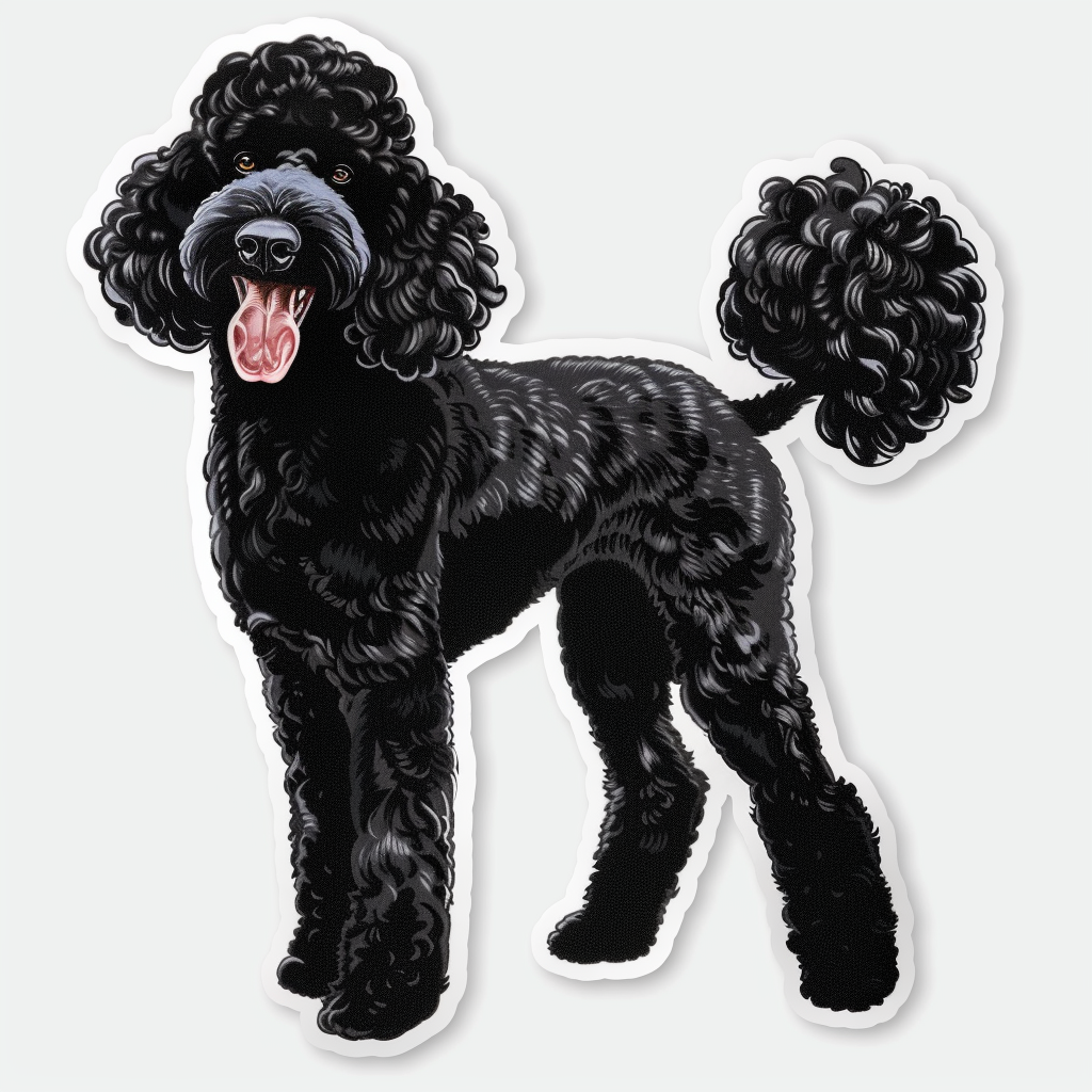 Poodle Dog Vinyl Decal Sticker for Car, Laptop, Tumbler and more # F07187