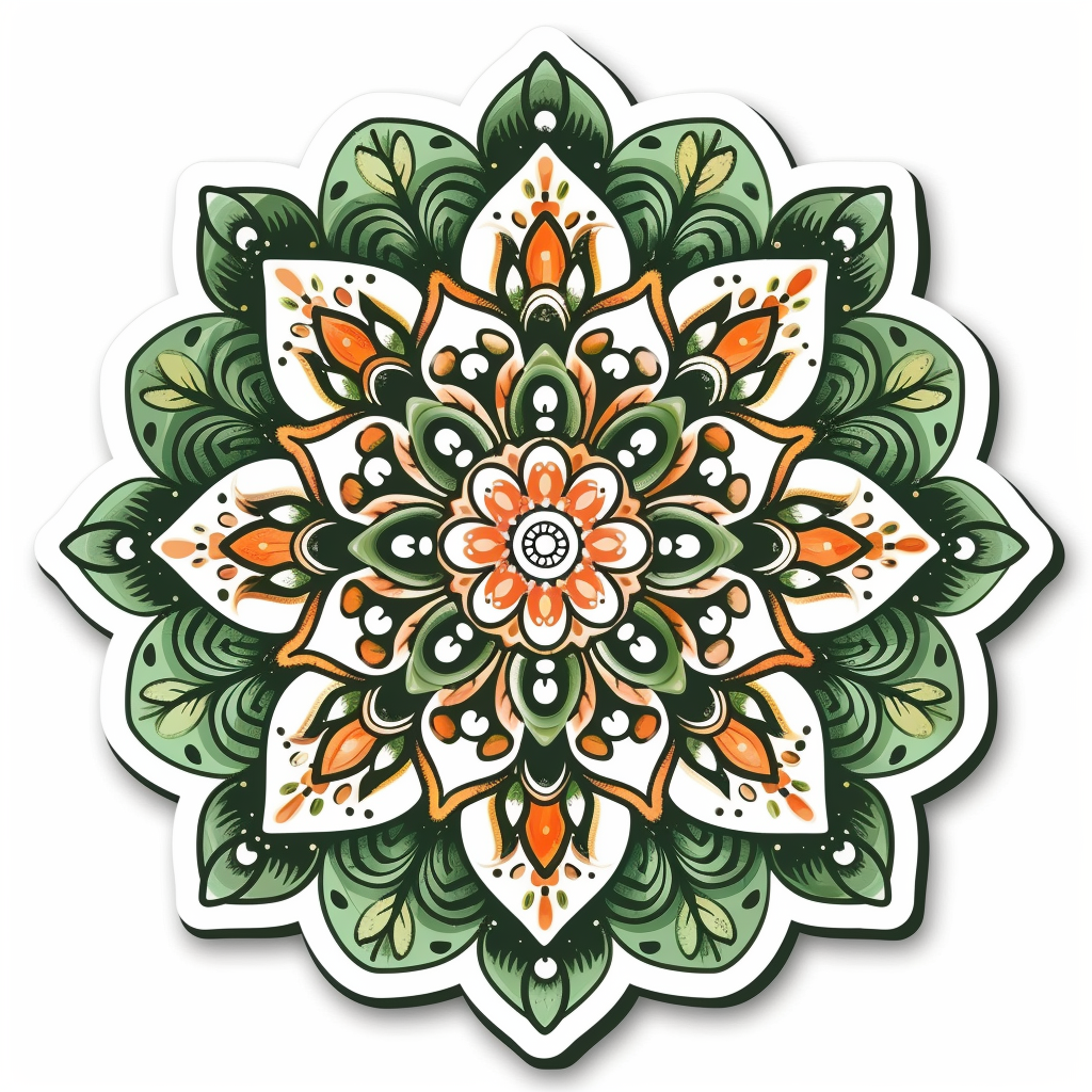Mandala Vinyl Decal Sticker for Car, Laptop, Tumbler and more # F08148