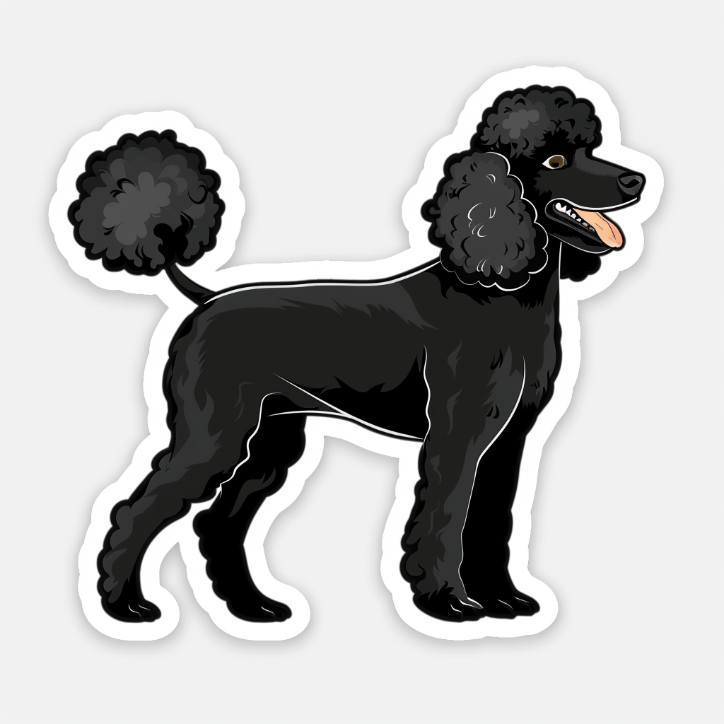 Poodle Dog Vinyl Decal Sticker for Car, Laptop, Tumbler and more # F012776