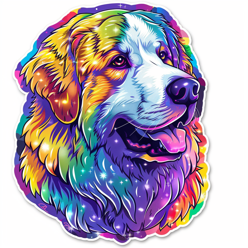 Great Pyrenees dog  Vinyl Decal Sticker for Car, Laptop, Tumbler and more # F023694