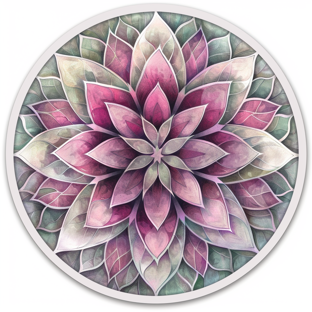 Mandala Vinyl Decal Sticker for Car, Laptop, Tumbler and more # F08055