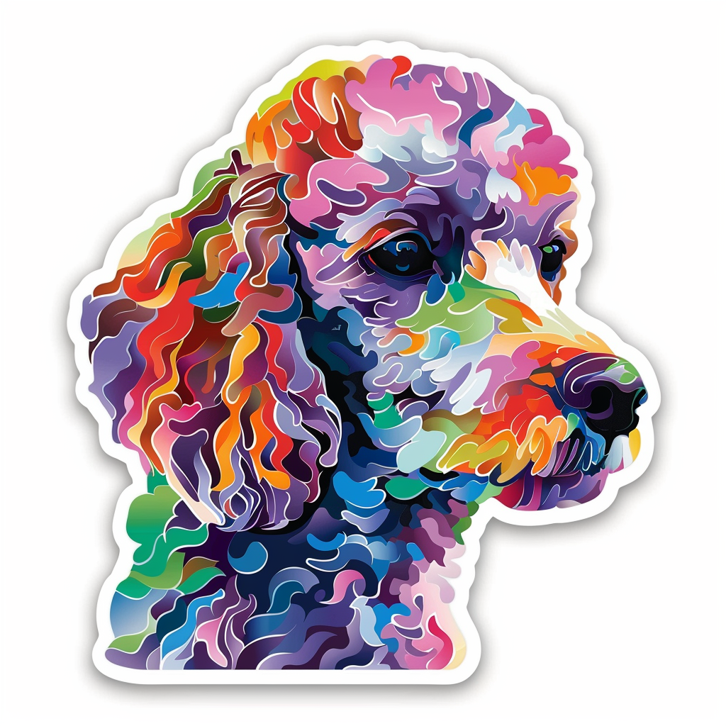 Poodle Dog Vinyl Decal Sticker for Car, Laptop, Tumbler and more # F012668