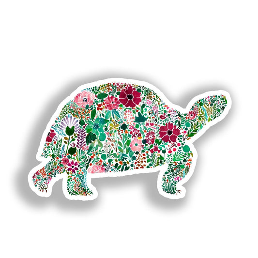 Turtle Vinyl Decal Sticker for Car, Laptop, Tumbler and more # A018412-4" x 4"