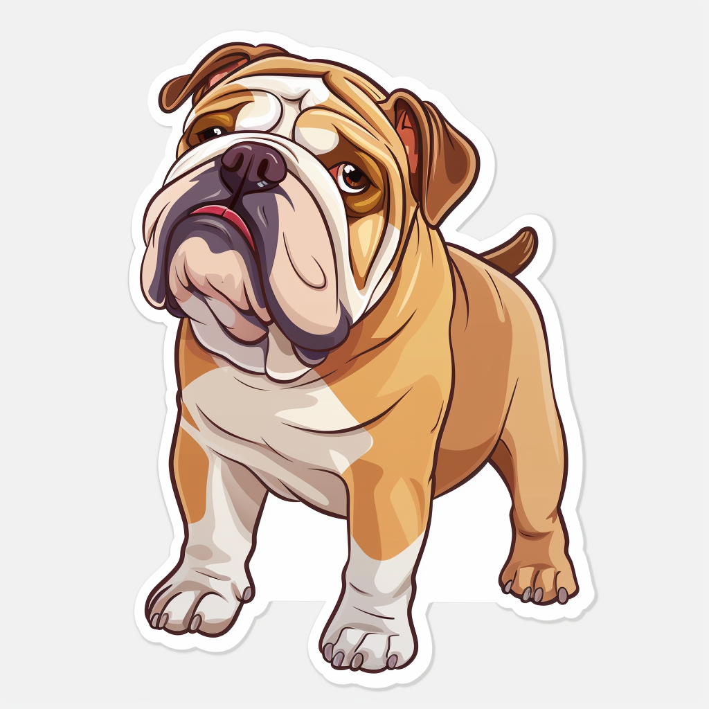 Bulldog Dog Vinyl Decal Sticker for Car, Laptop, Tumbler and more # F07384