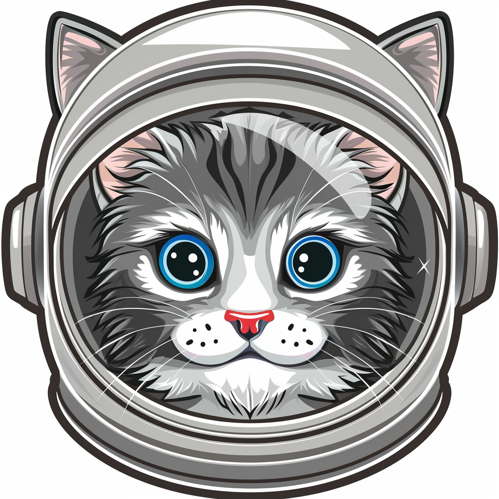 Adorable Turkish Angora Cat Vinyl Decal Sticker for Car, Laptop, Tumbler and more # F020993-4" x 4"