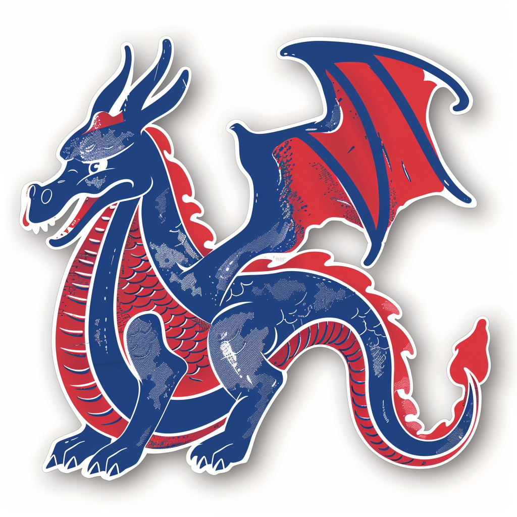 Dragon majestic Expressive surreal Vinyl Decal Sticker for Car, Laptop, Tumbler and more # F018974