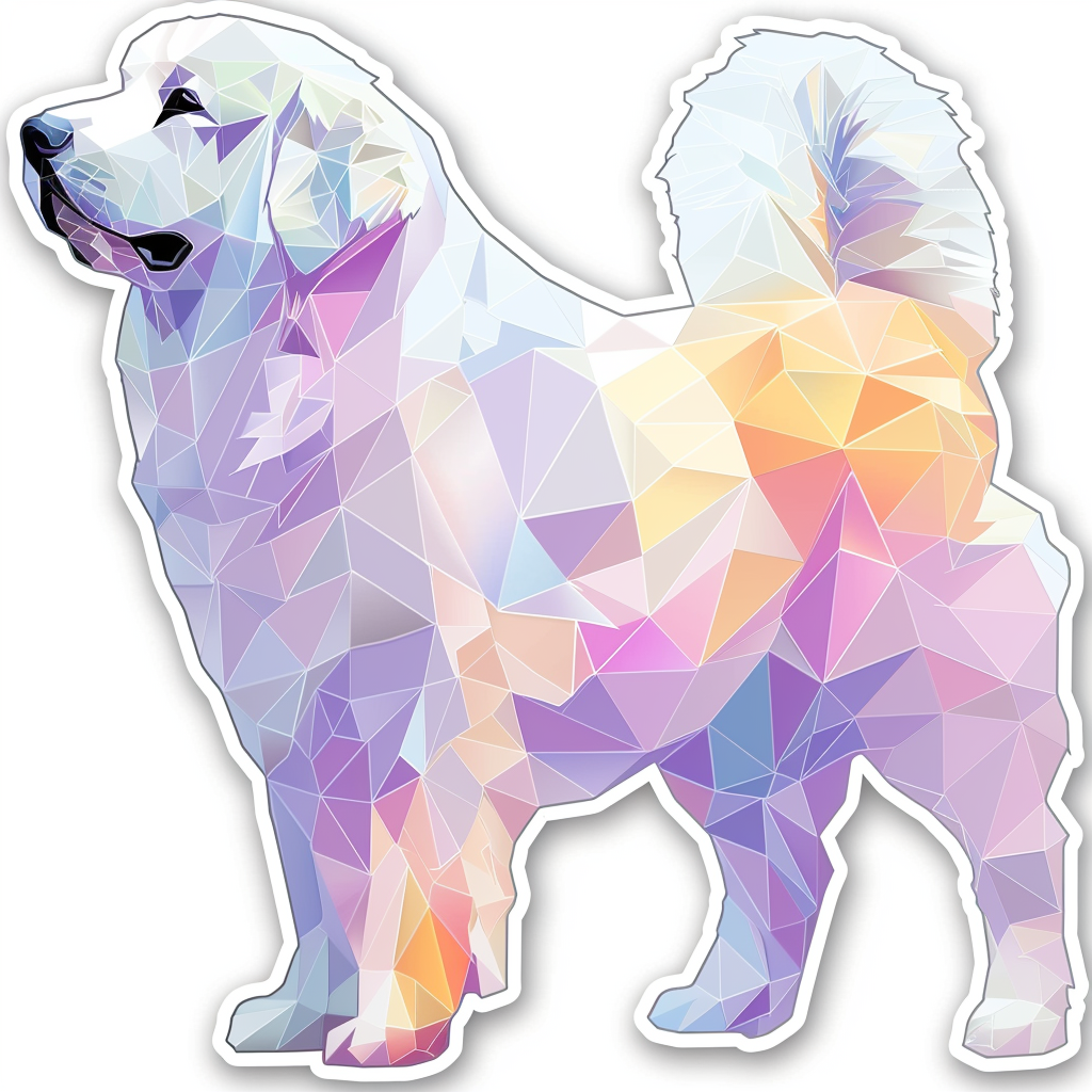 Great Pyrenees dog Vinyl Decal Sticker for Car, Laptop, Tumbler and more # F023551