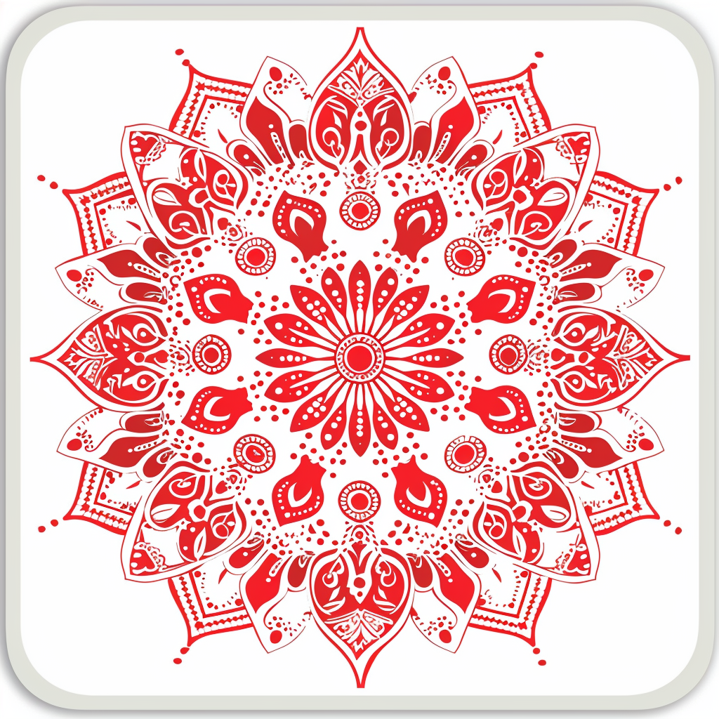 Mandala Vinyl Decal Sticker for Car, Laptop, Tumbler and more # F08155
