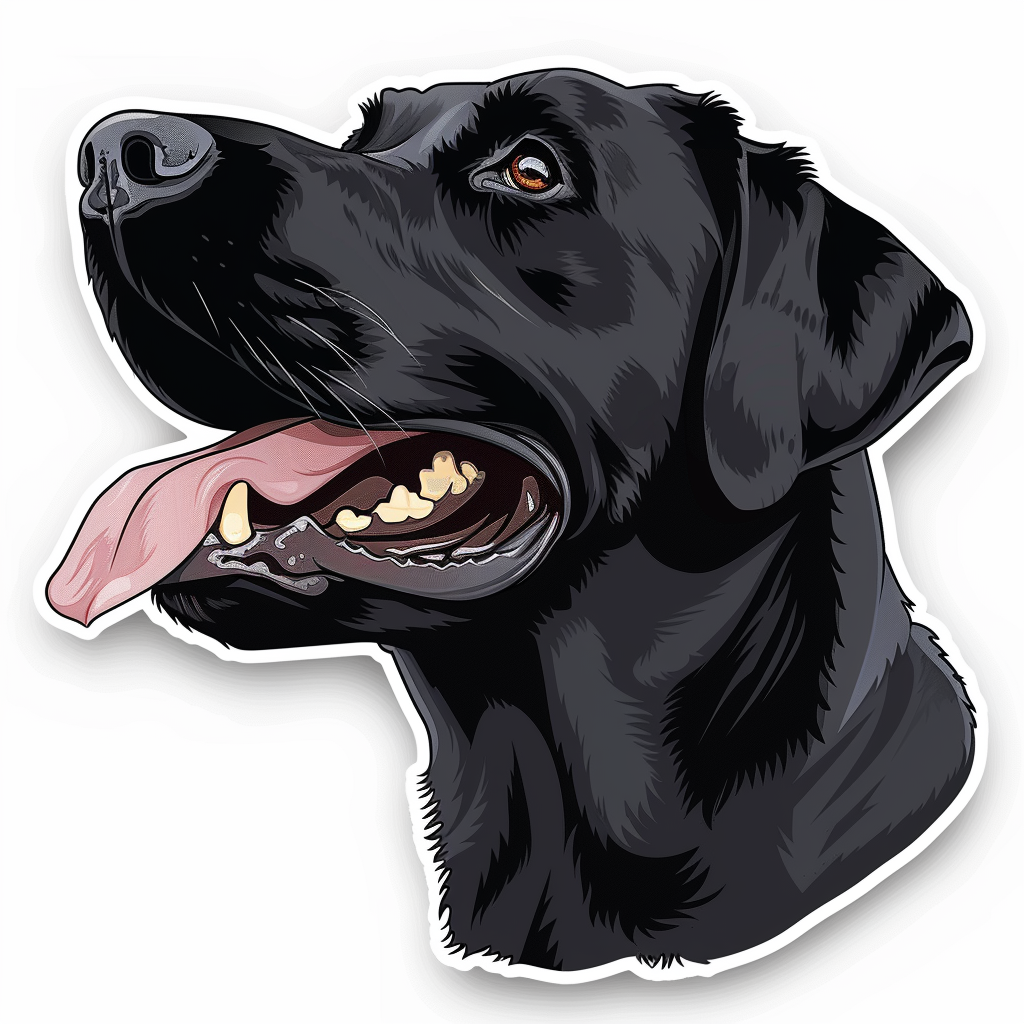Labrador Retriever Dog Vinyl Decal Sticker for Car, Laptop, Tumbler and more # F07331