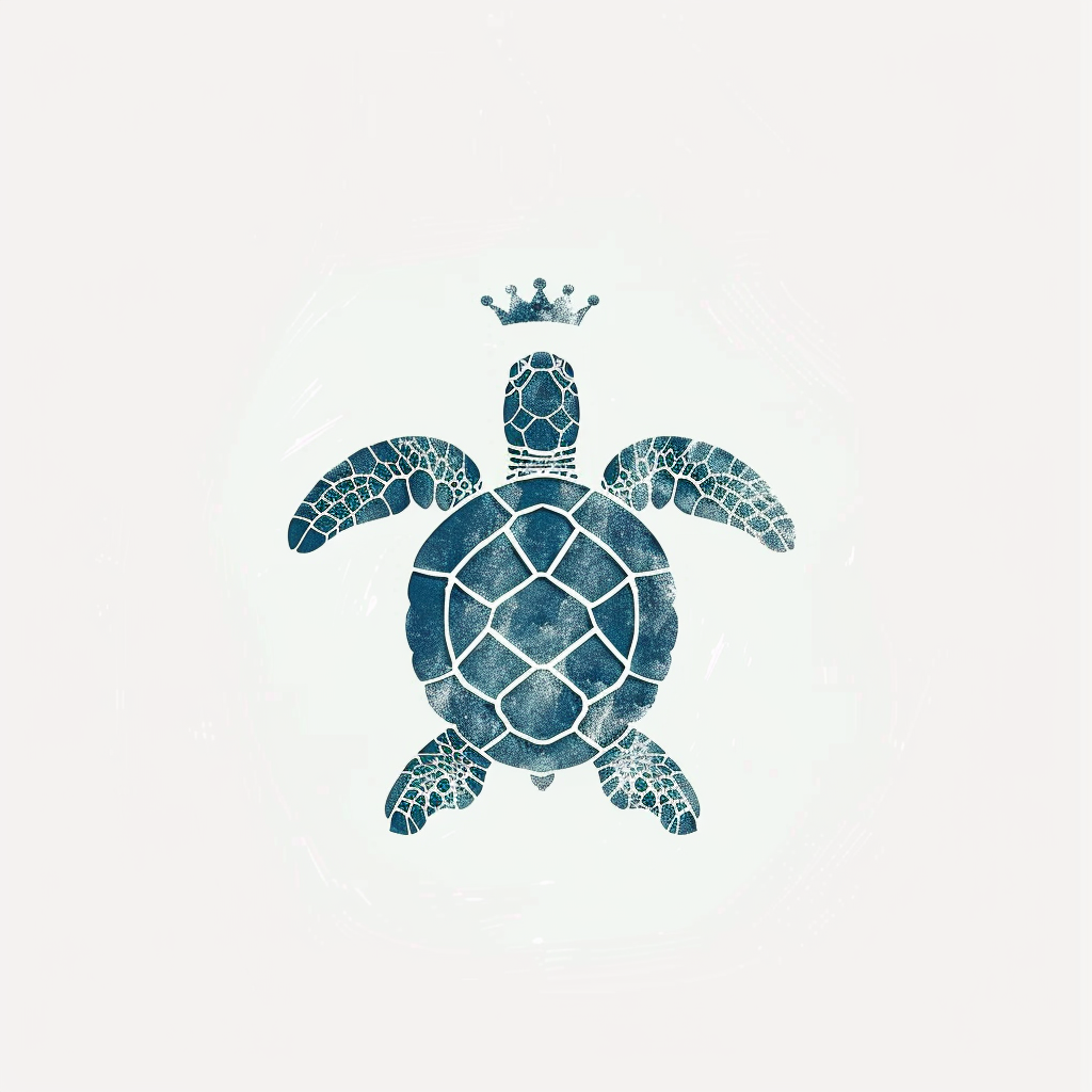 Sticker of a turtle majestic Expressive surreal Vinyl Decal Sticker for Car, Laptop, Tumbler and more # F021998