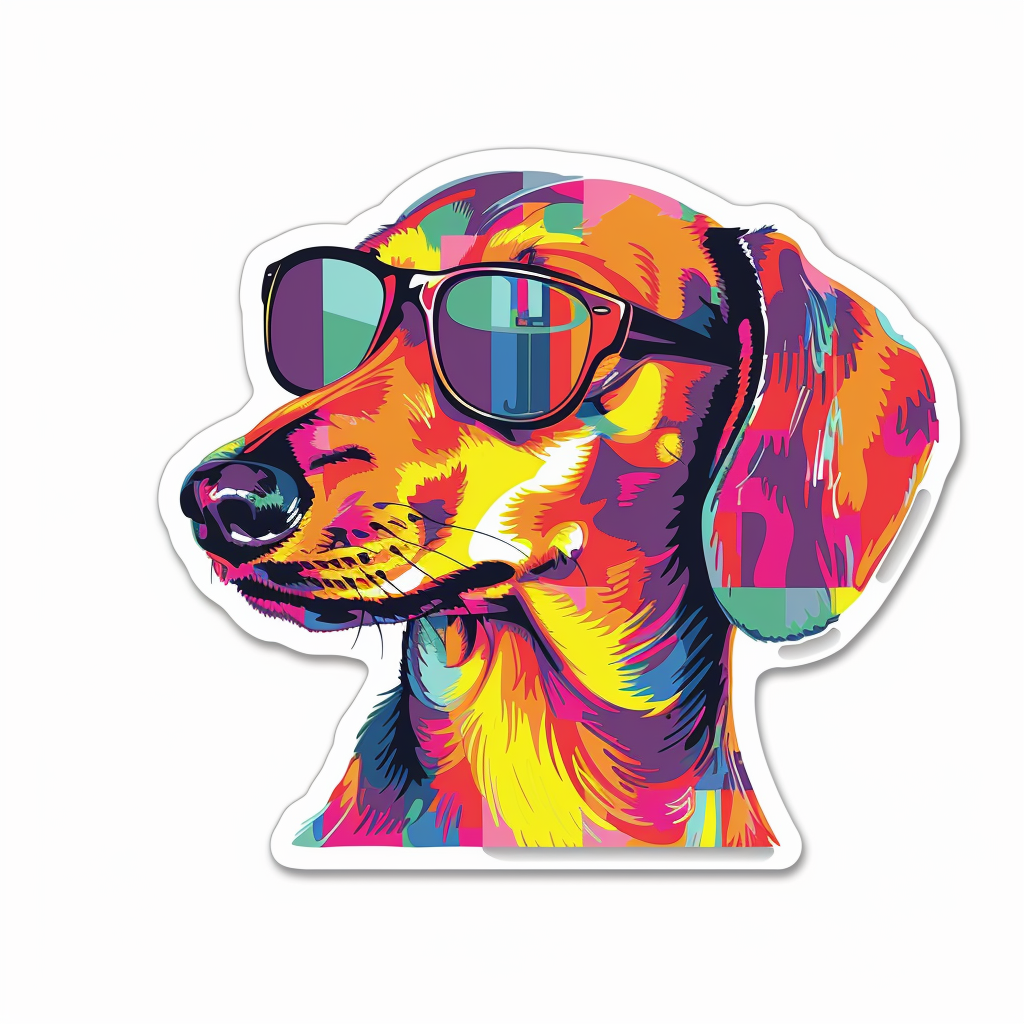 Dachshund Dog Vinyl Decal Sticker for Car, Laptop, Tumbler and more # F013058