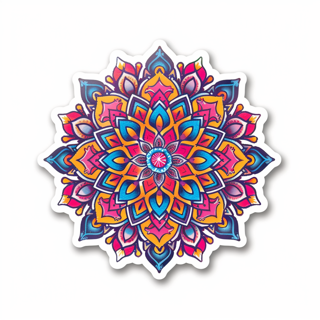 Mandala Vinyl Decal Sticker for Car, Laptop, Tumbler and more # F08277