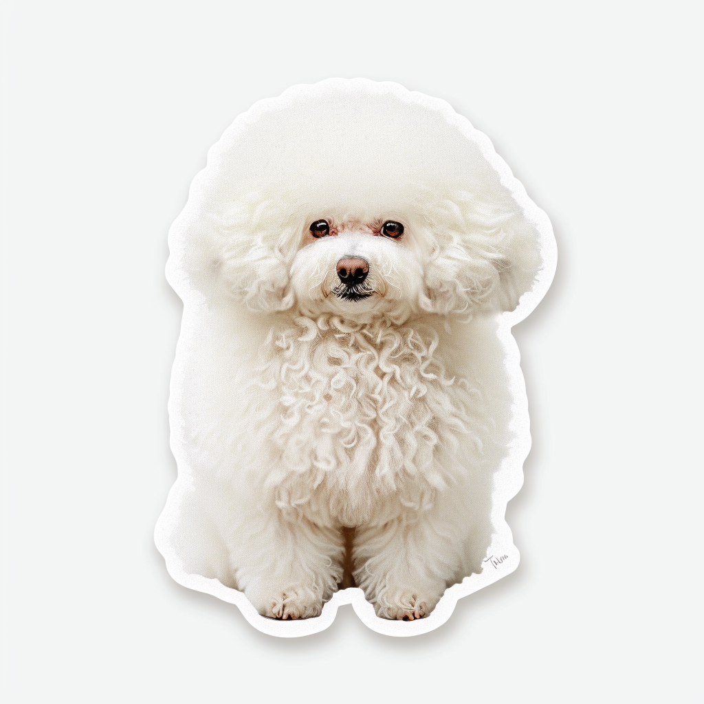 Poodle Dog Vinyl Decal Sticker for Car, Laptop, Tumbler and more # F07162