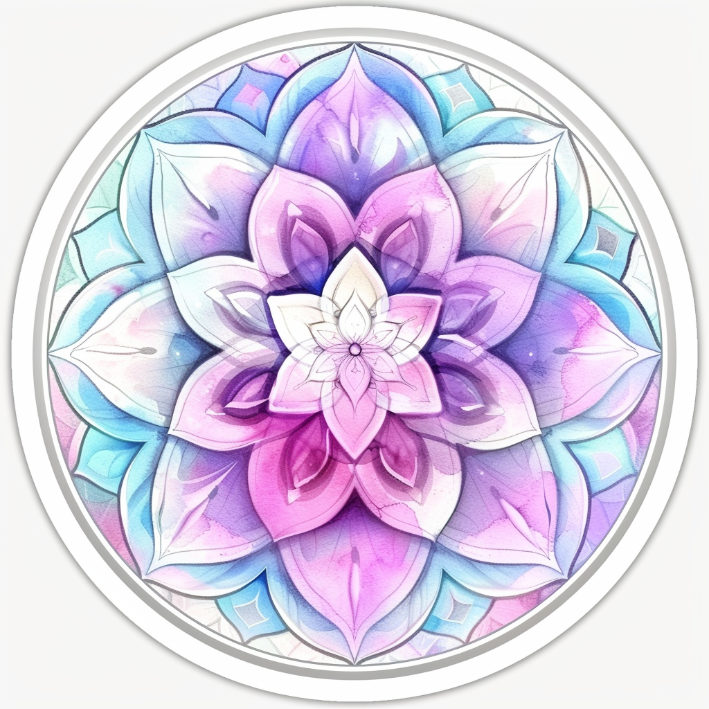Mandala Vinyl Decal Sticker for Car, Laptop, Tumbler and more # F08120