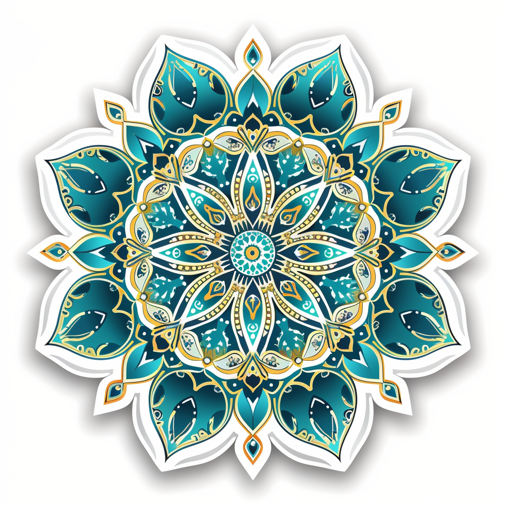Mandala Vinyl Decal Sticker for Car, Laptop, Tumbler and more # F08215