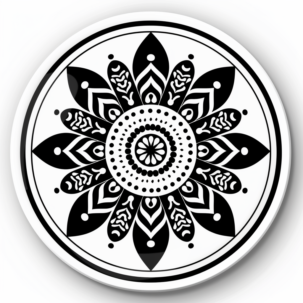 Mandala Vinyl Decal Sticker for Car, Laptop, Tumbler and more # F08264