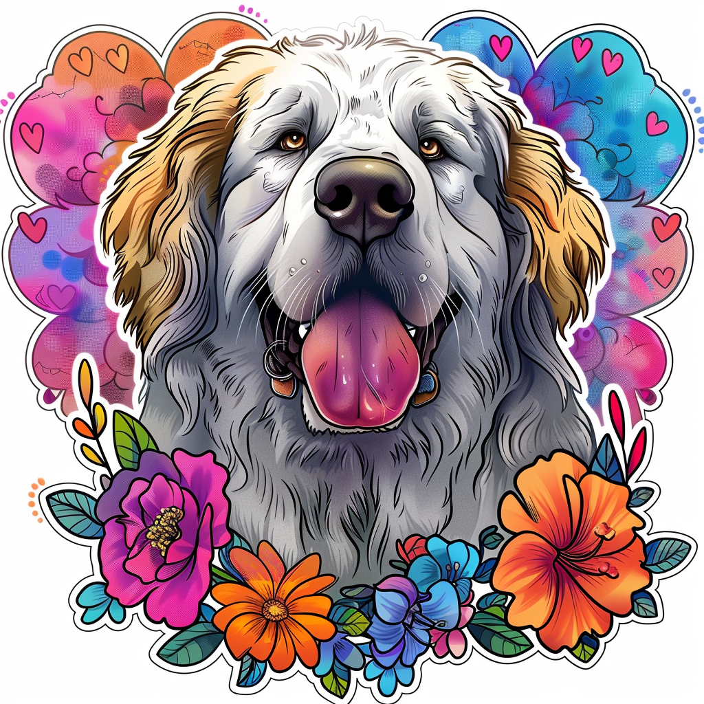 Great Pyrenees dog Vinyl Decal Sticker for Car, Laptop, Tumbler and more # F023491