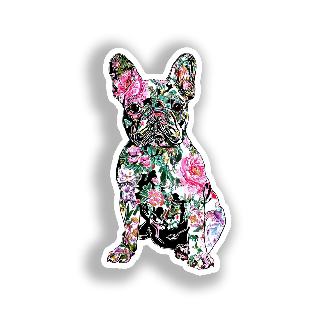 French Bulldog Dog Vinyl Decal Sticker for Car, Laptop, Tumbler and more # A019660-4" x 4"