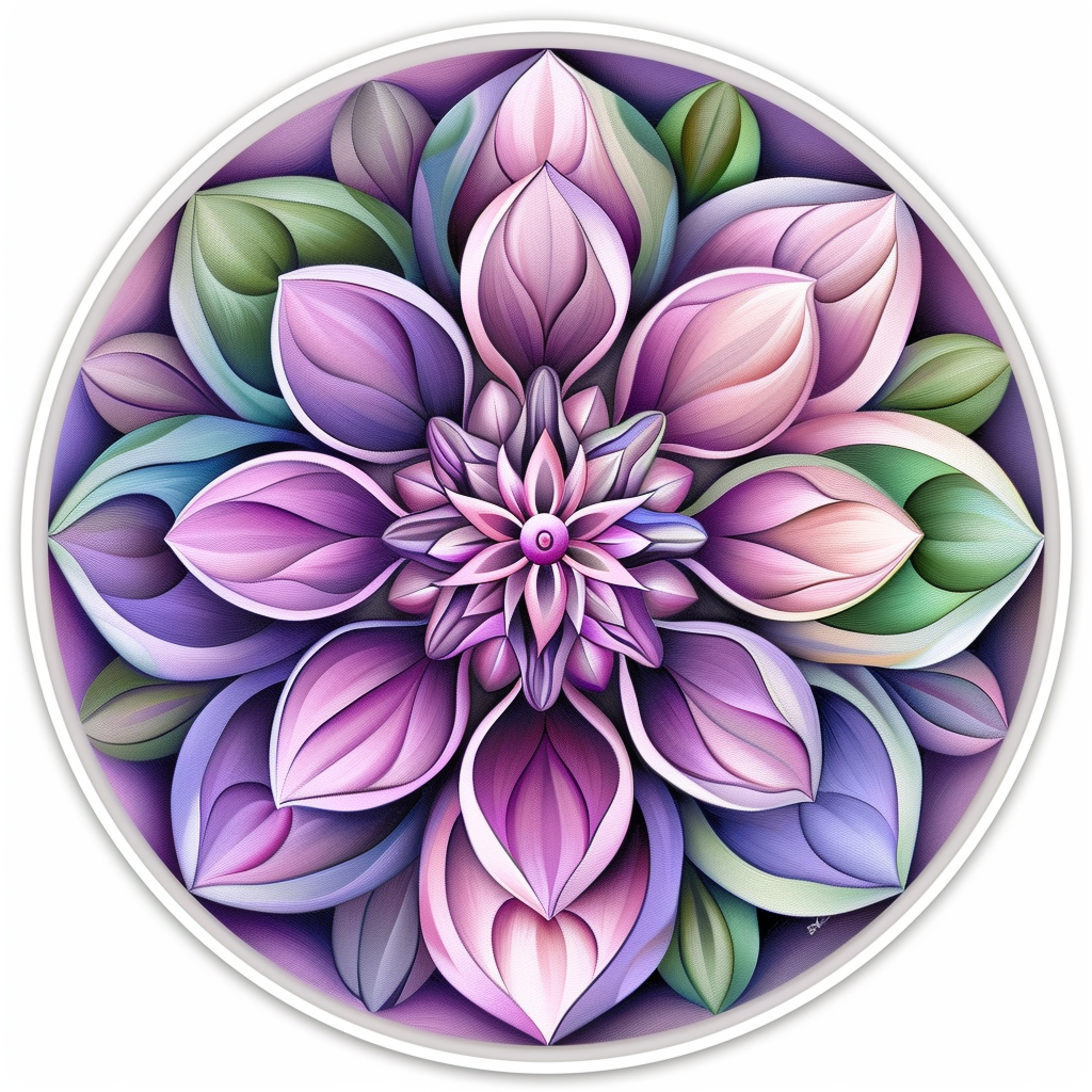 Mandala Vinyl Decal Sticker for Car, Laptop, Tumbler and more # F08071