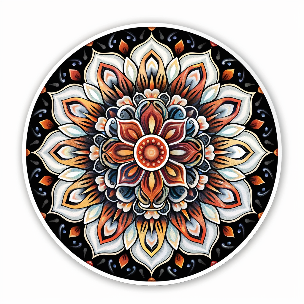 Mandala Vinyl Decal Sticker for Car, Laptop, Tumbler and more # F08070