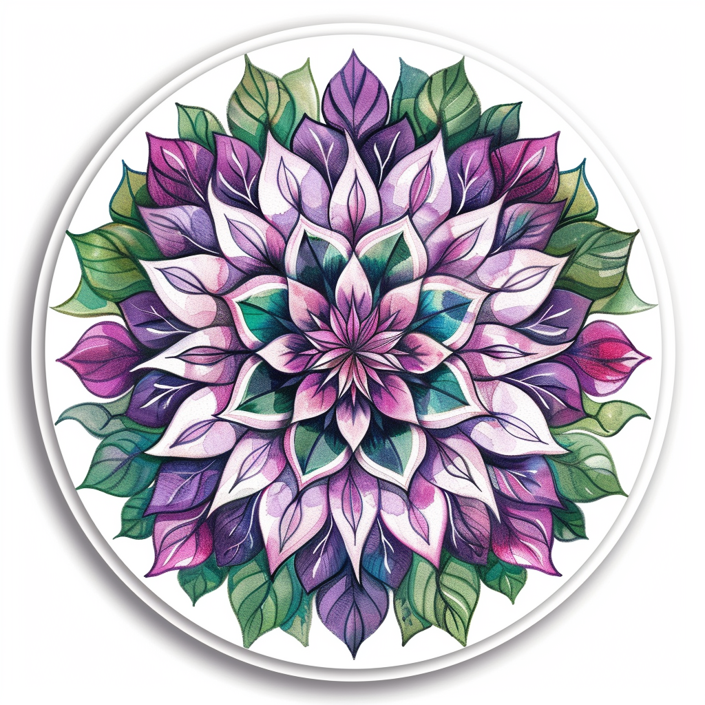 Mandala Vinyl Decal Sticker for Car, Laptop, Tumbler and more # F08106