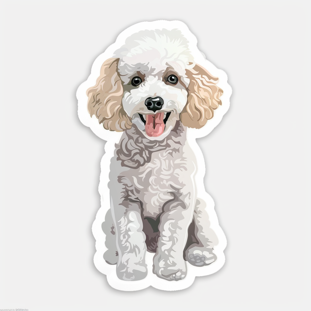 Poodle Dog Vinyl Decal Sticker for Car, Laptop, Tumbler and more # F07529