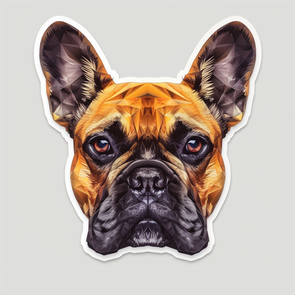 French Bulldog Vinyl Decal Sticker for Car, Laptop, Tumbler and more # F07414