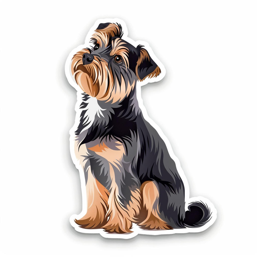 Yorkshire Terrier Dog Vinyl Decal Sticker for Car, Laptop, Tumbler and more # F07380