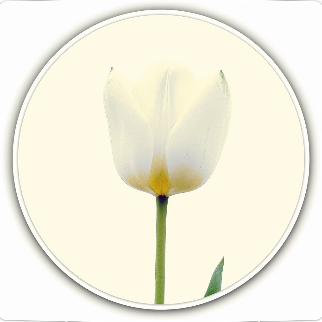 Sticker of a Tulip flower Vinyl Decal Sticker for Car, Laptop, Tumbler and more # F023415