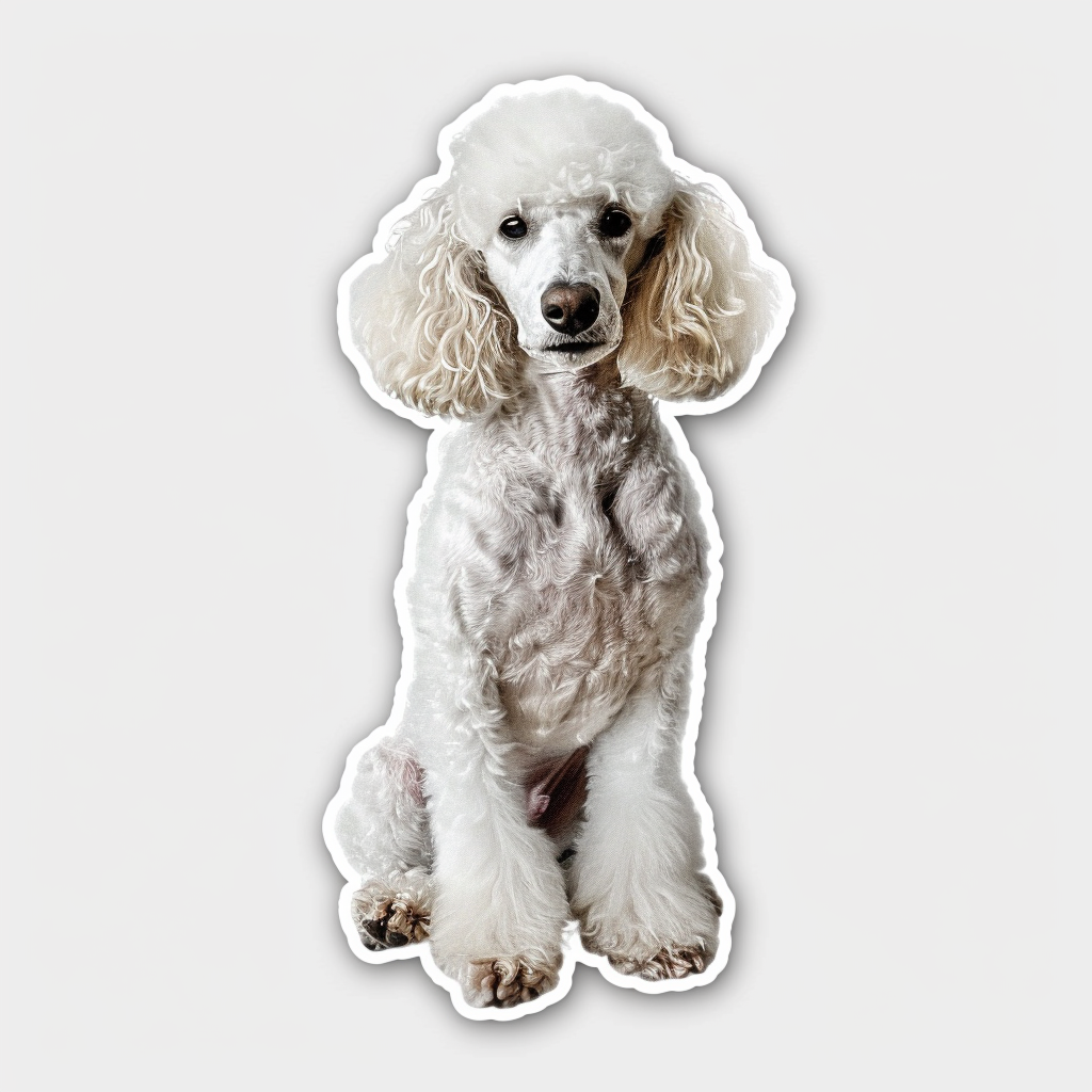 Poodle Dog Vinyl Decal Sticker for Car, Laptop, Tumbler and more # F07171