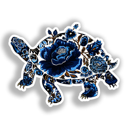 Turtle Vinyl Decal Sticker for Car, Laptop, Tumbler and more # A018392-4" x 4"