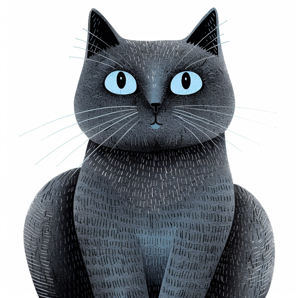 Russian Blue cat Vinyl Decal Sticker for Car, Laptop, Tumbler and more # F07800