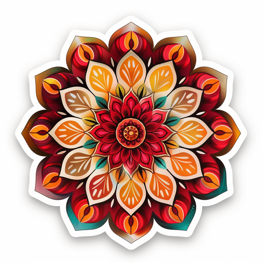 Mandala Vinyl Decal Sticker for Car, Laptop, Tumbler and more # F08141